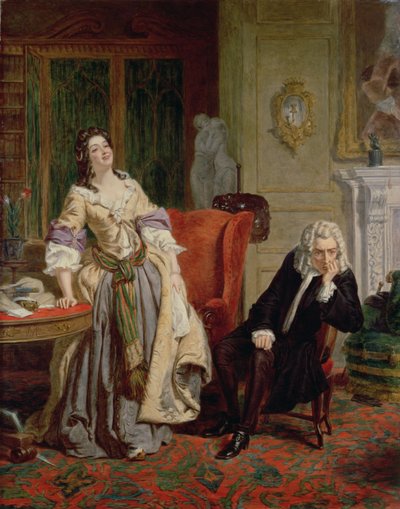 The Rejected Poet: Alexander Pope and Lady Mary Wortley Montagu by William Powell Frith